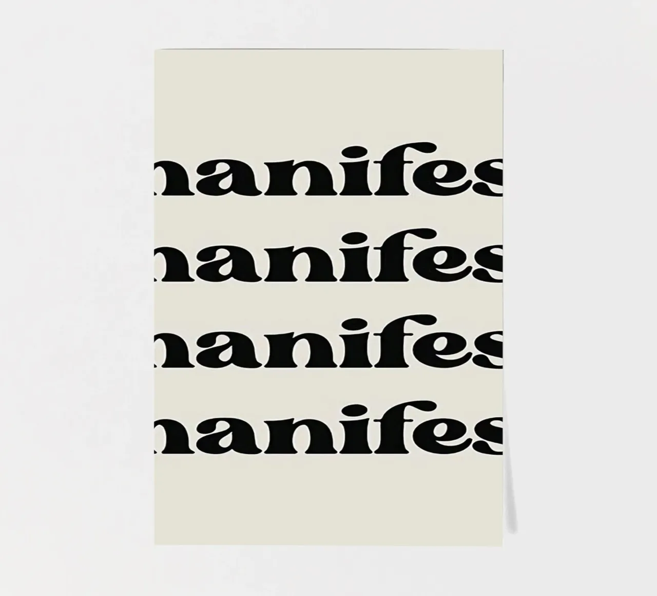 Manifest foglio adesivo da Eva Rogers