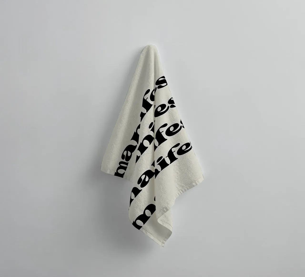 Manifest asciugamano da bagno da Eva Rogers