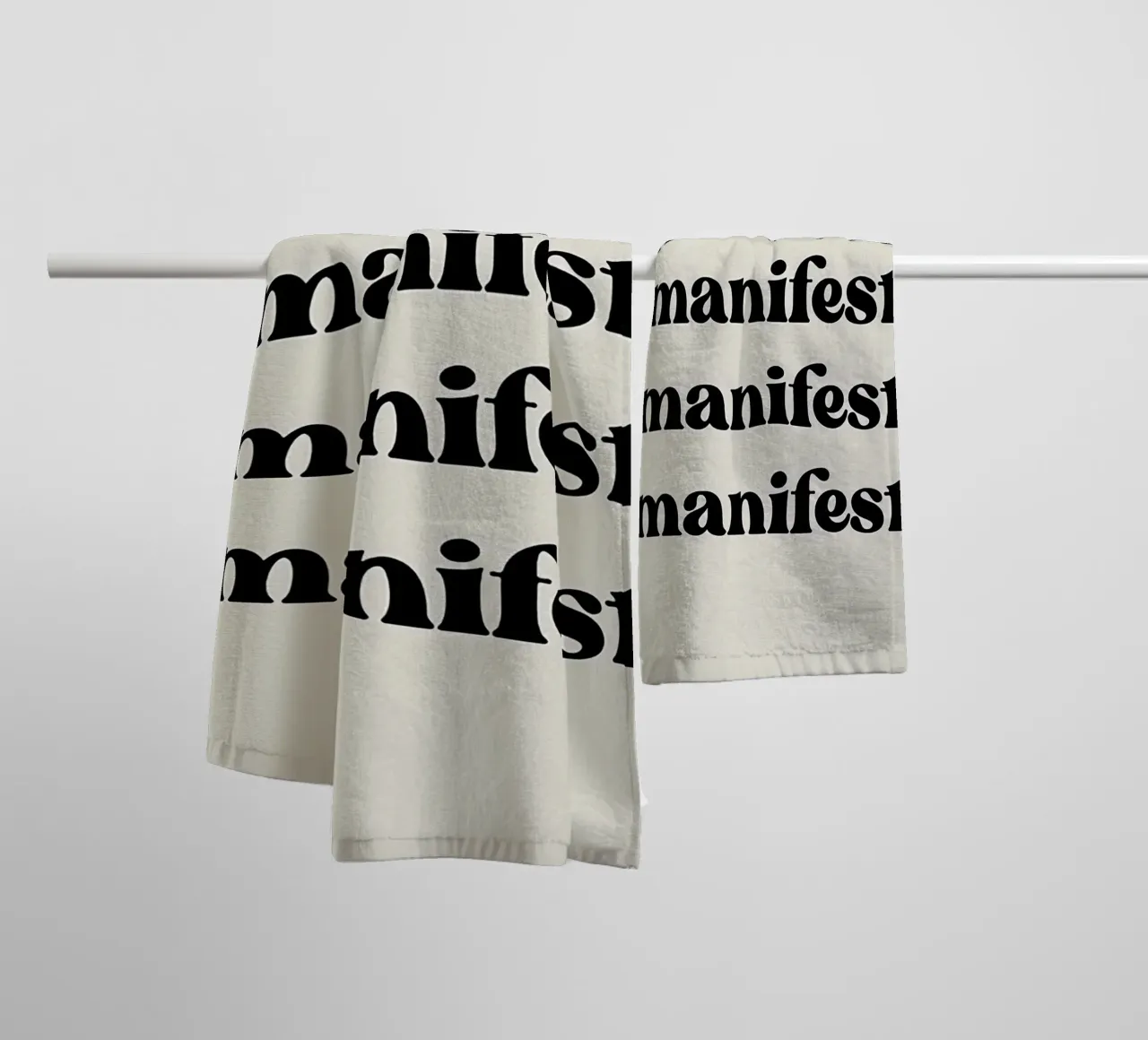 Manifest asciugamano da bagno da Eva Rogers