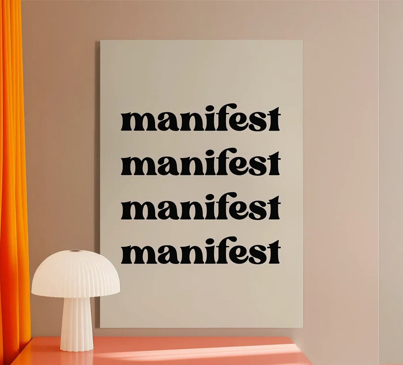 Manifest plexiglass da Eva Rogers