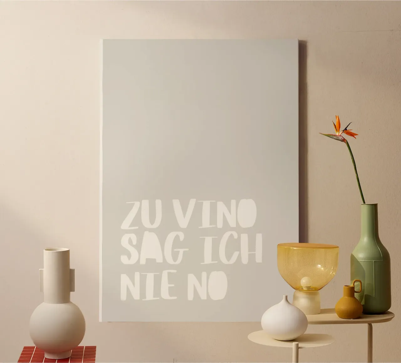 Wine Vibes canvas by PurePeachStudio