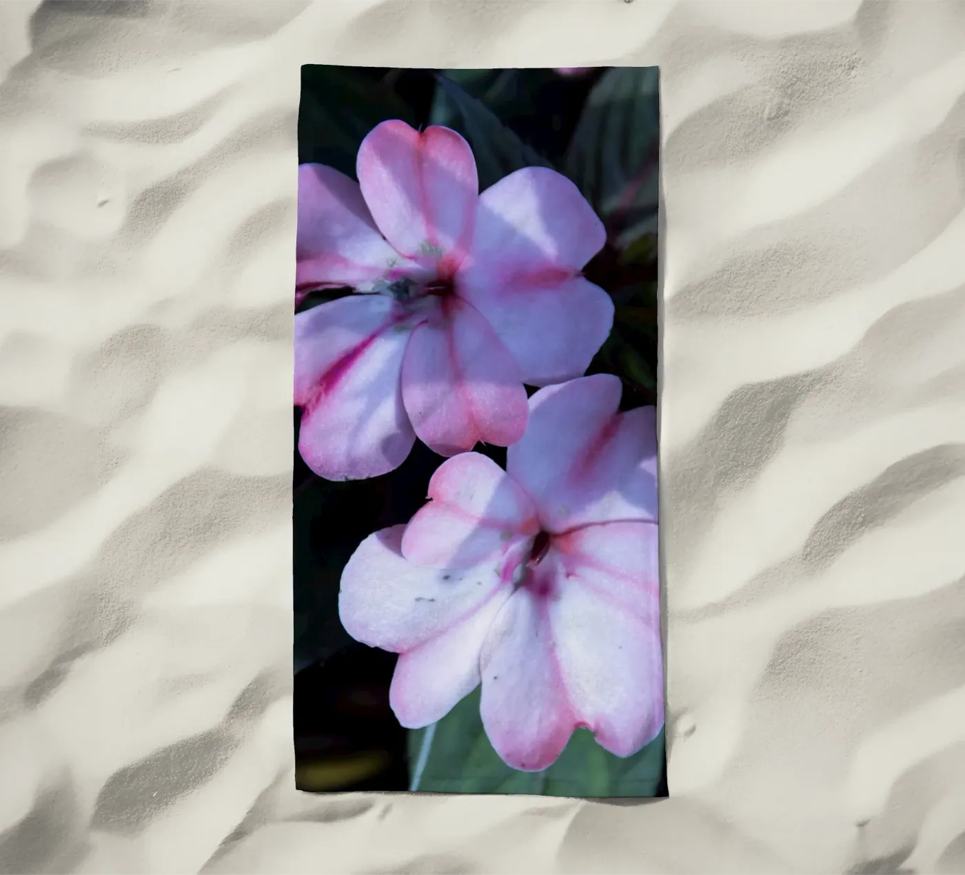 Flora 3 beach towel by rafael campezato