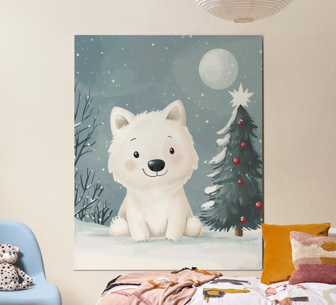 Whimsical Polar Wolf poster de Happy Littles