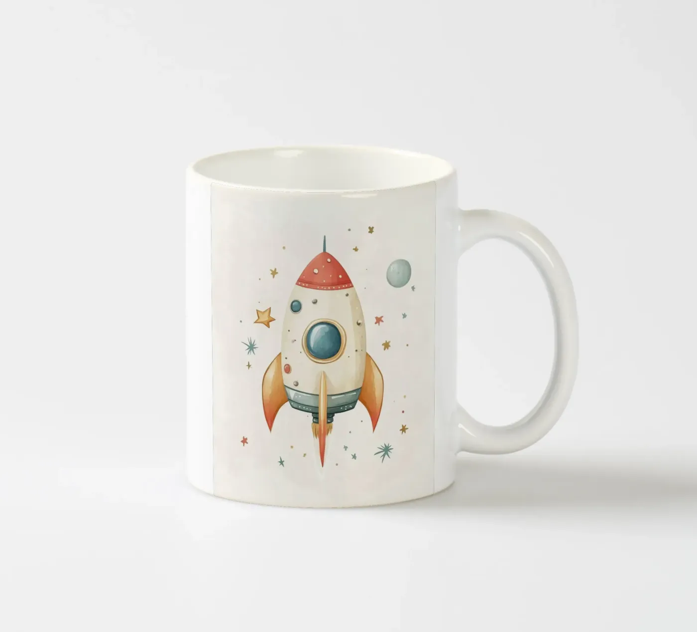 Whimsical Rocket tazza in ceramica da Happy Littles