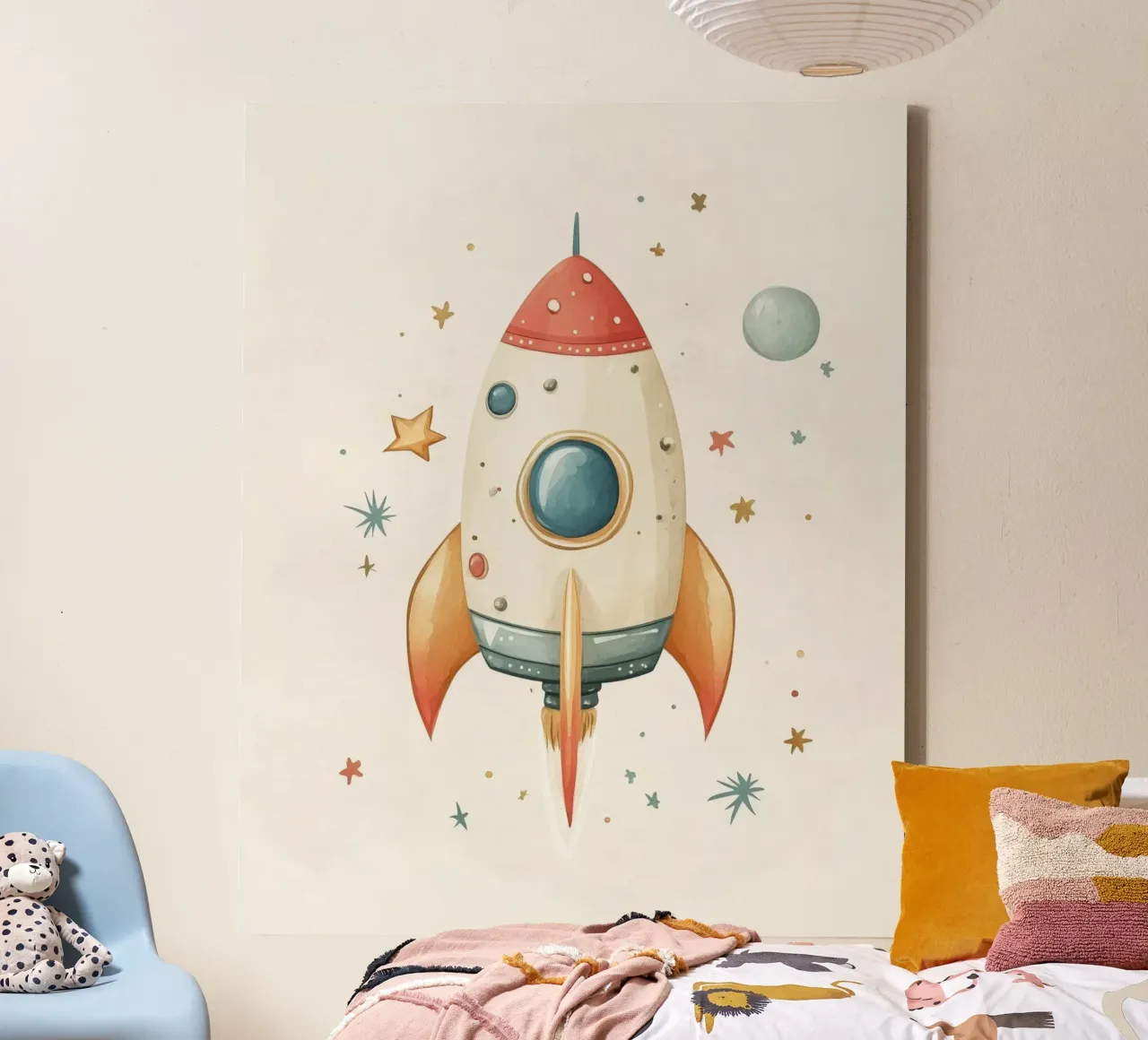 Razzo stravagante tela con Cornice a cassetta da Happy Littles