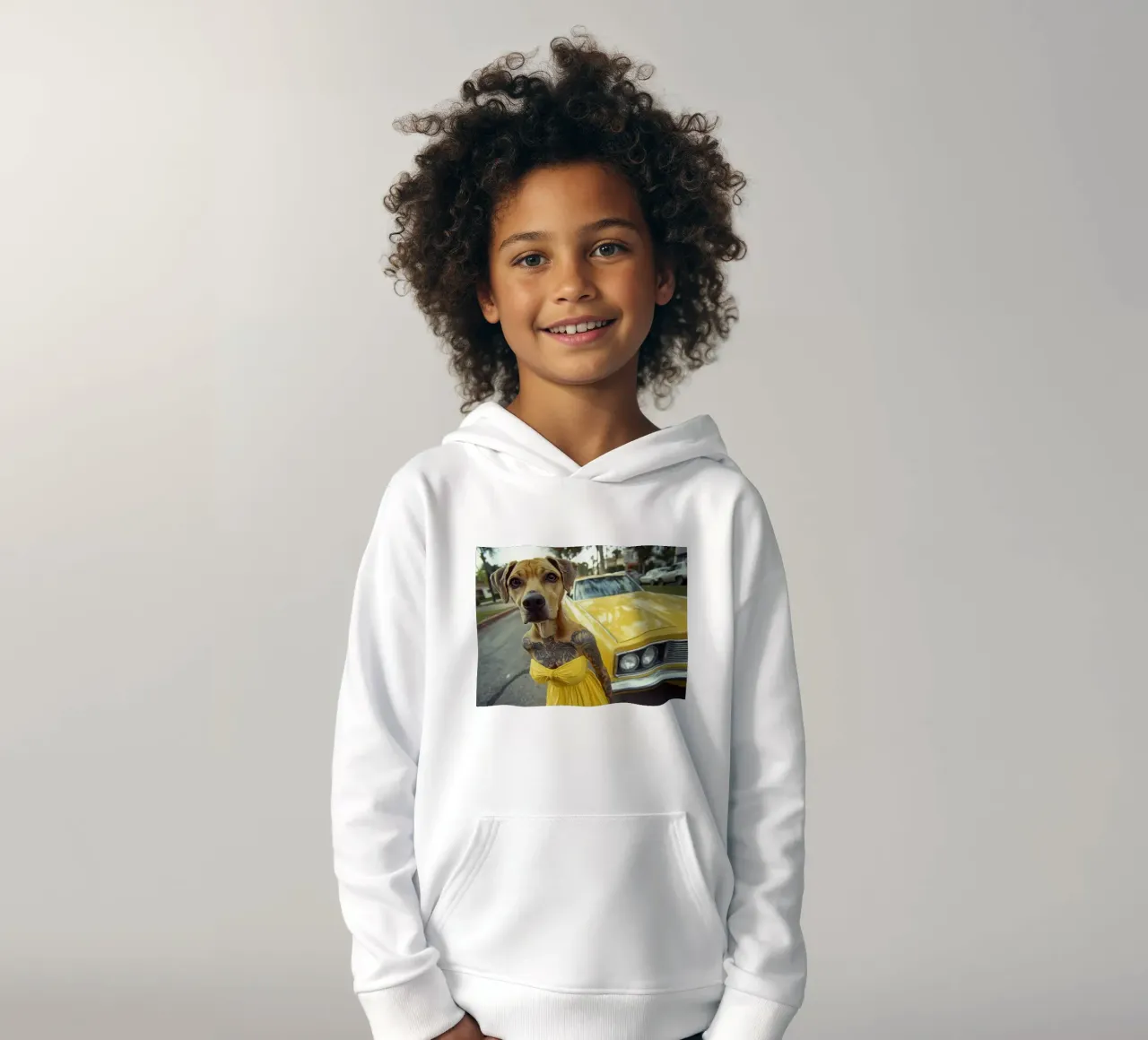 Léa kids hoodie by Affiches Chien Originales – Dogland