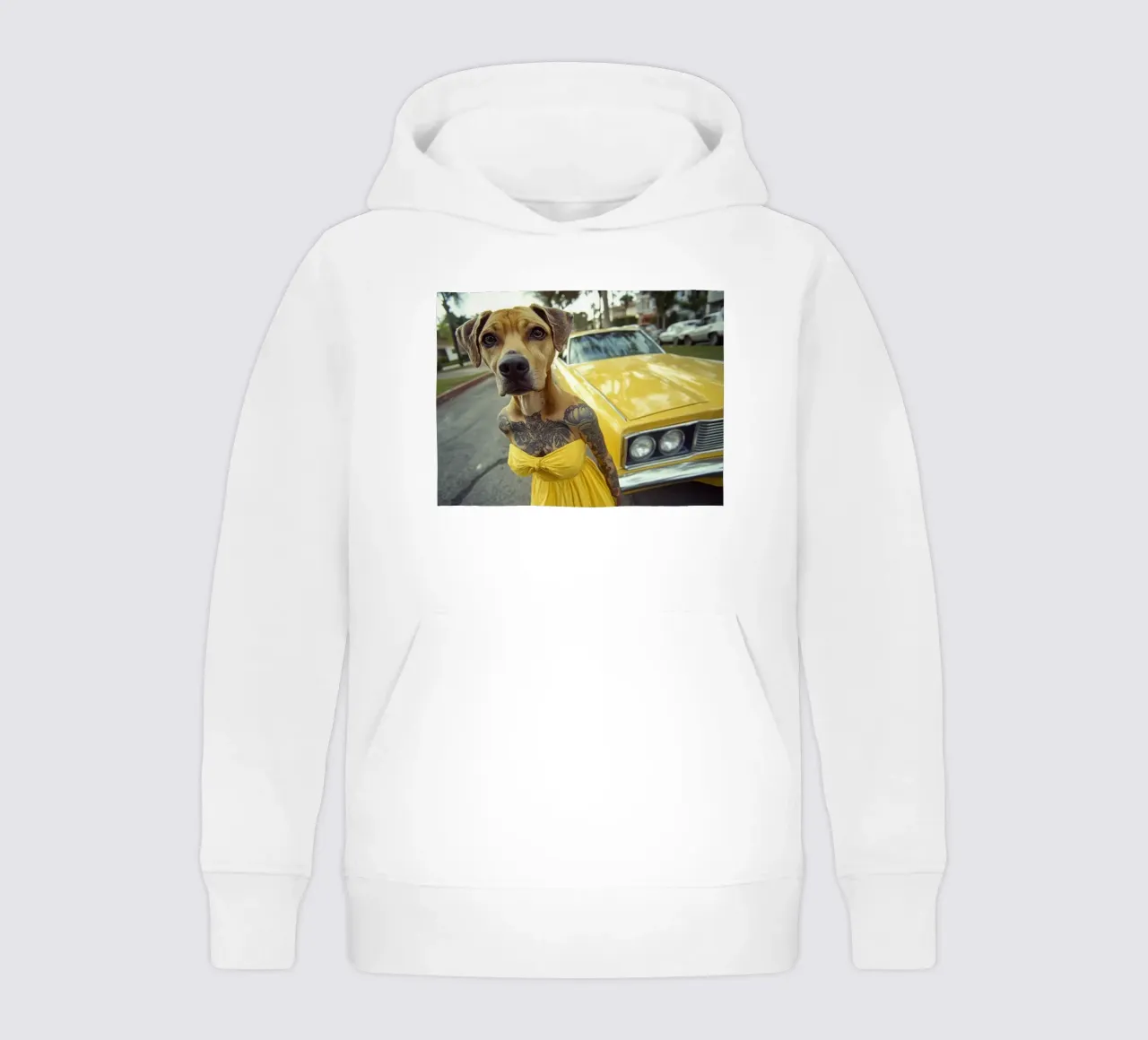Léa kids hoodie by Affiches Chien Originales – Dogland