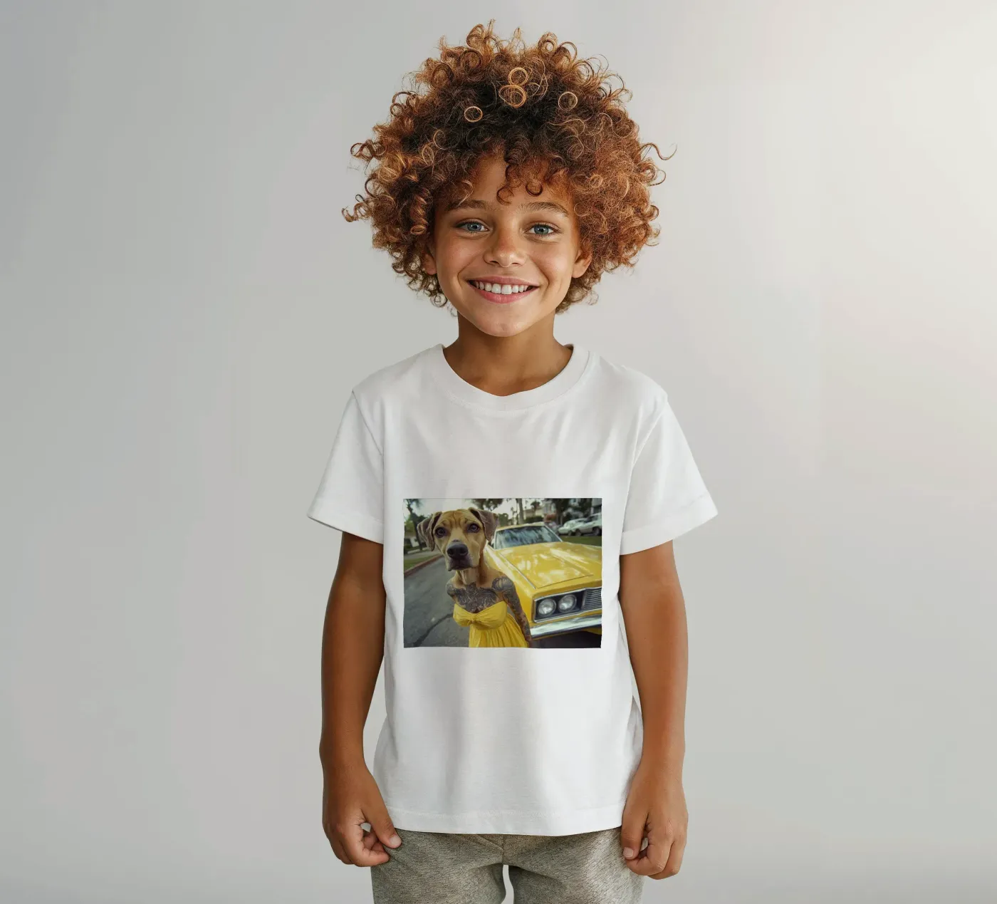 Léa t-shirt bambini da Affiches Chien Originales – Dogland