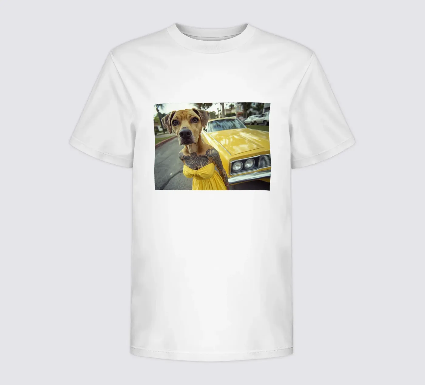 Léa kinder t-shirt van Affiches Chien Originales – Dogland