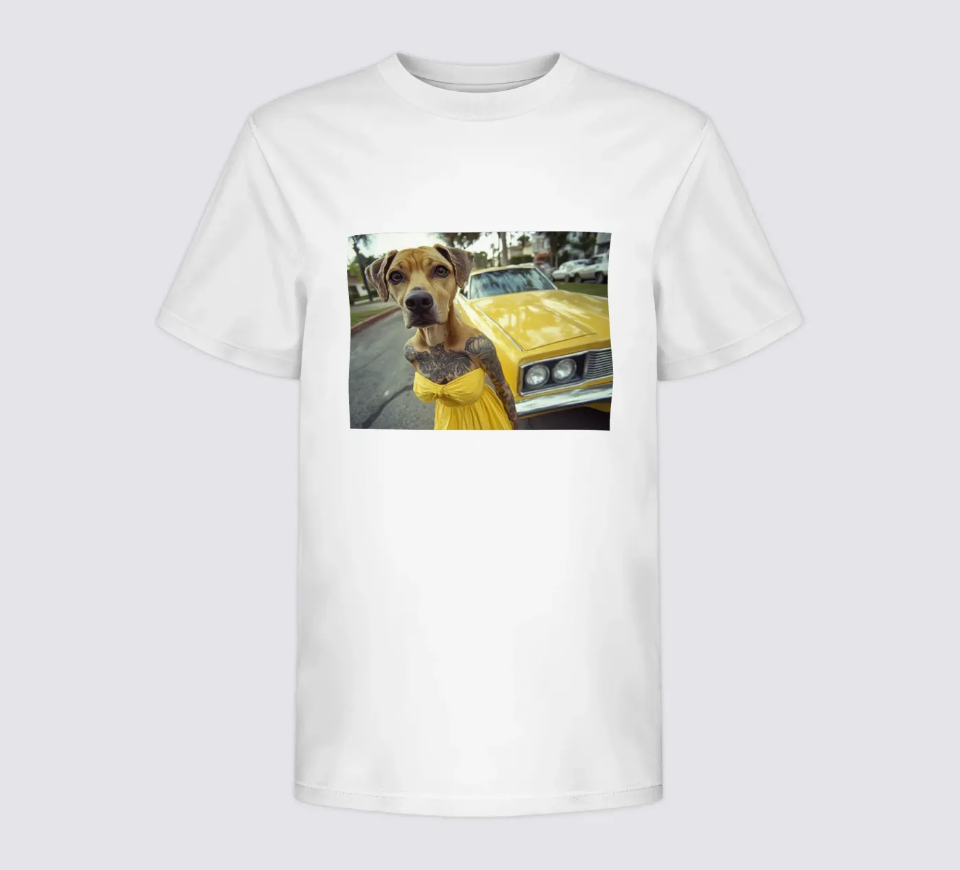 Léa t-shirt bambini da Affiches Chien Originales – Dogland