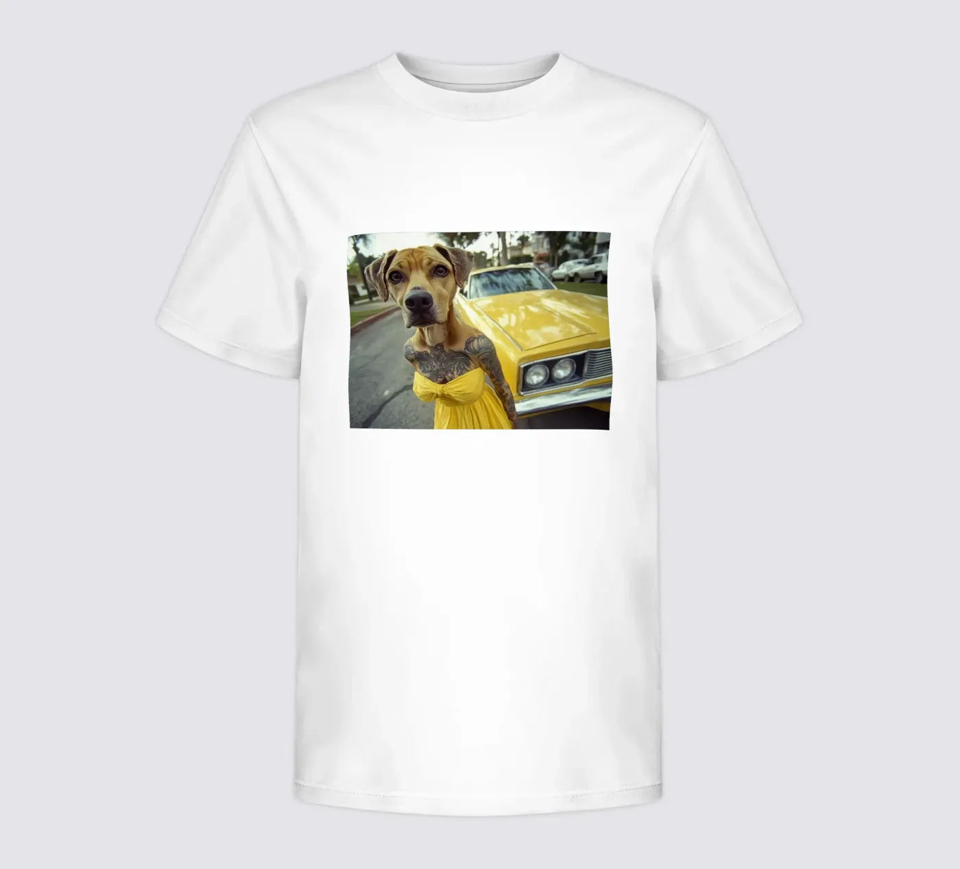 Léa kinder t-shirt van Affiches Chien Originales – Dogland