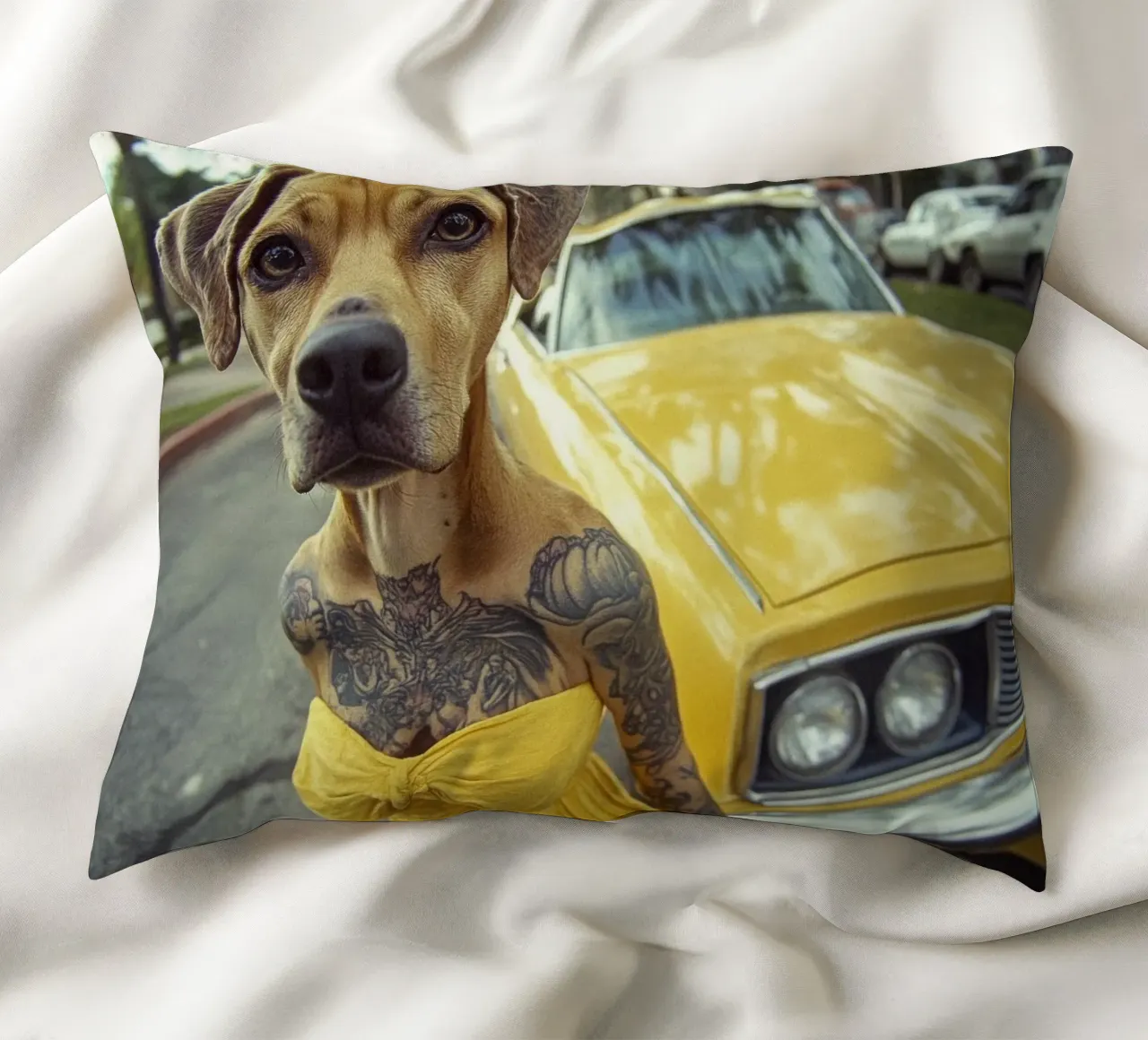 Léa cuscino da Affiches Chien Originales – Dogland