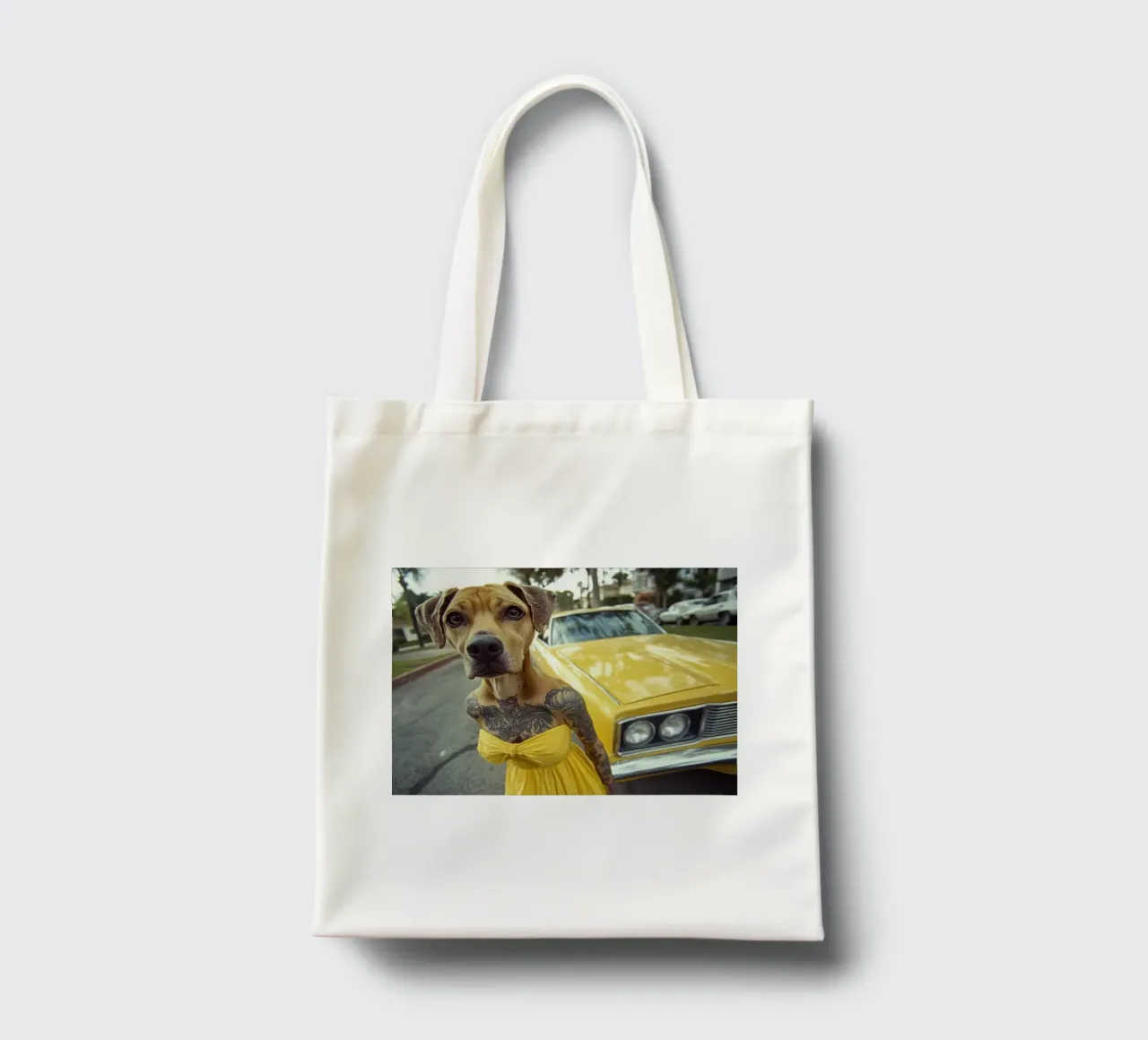 Léa jute draagtas van Affiches Chien Originales – Dogland