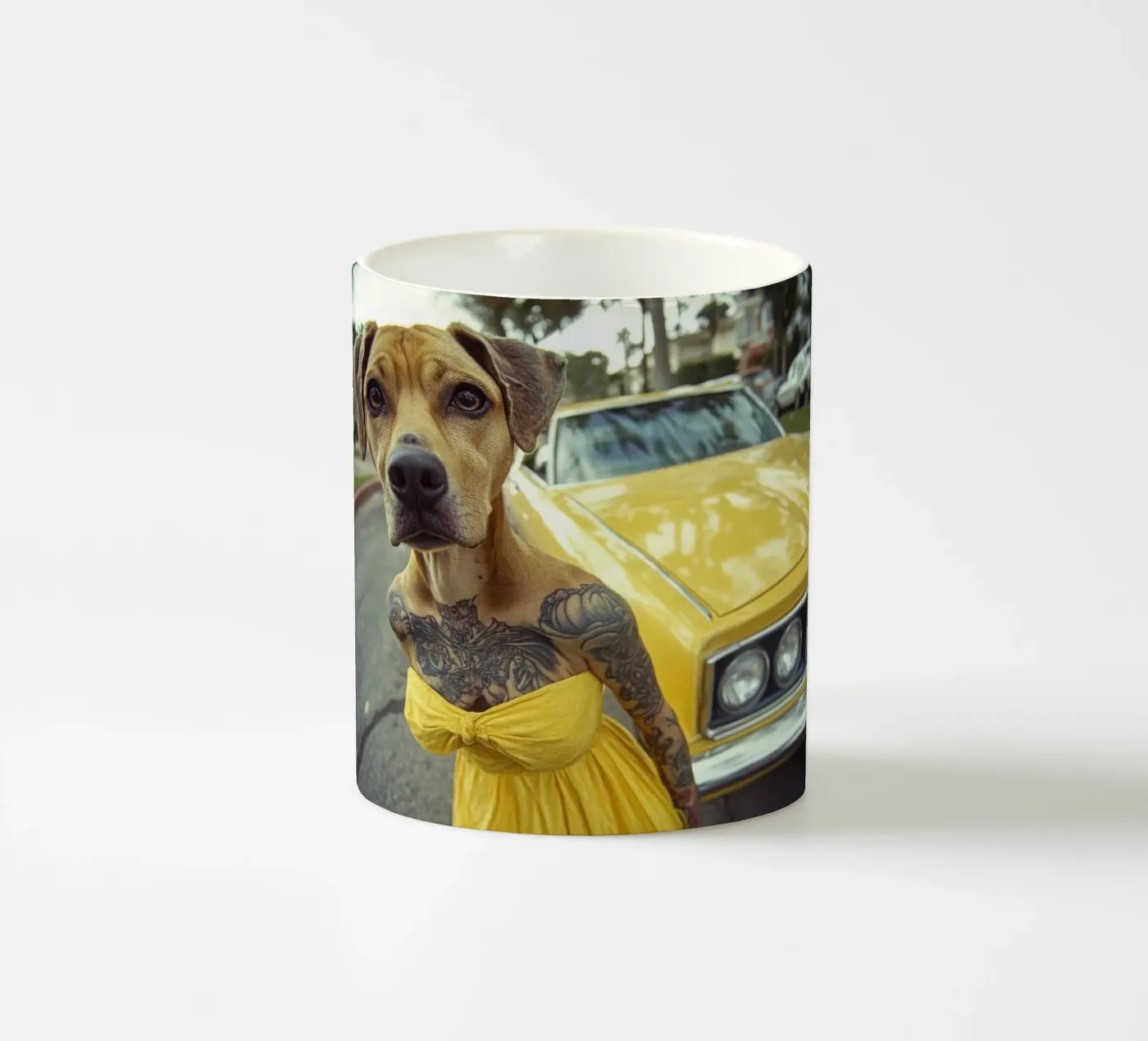 Léa ceramic mug by Affiches Chien Originales – Dogland