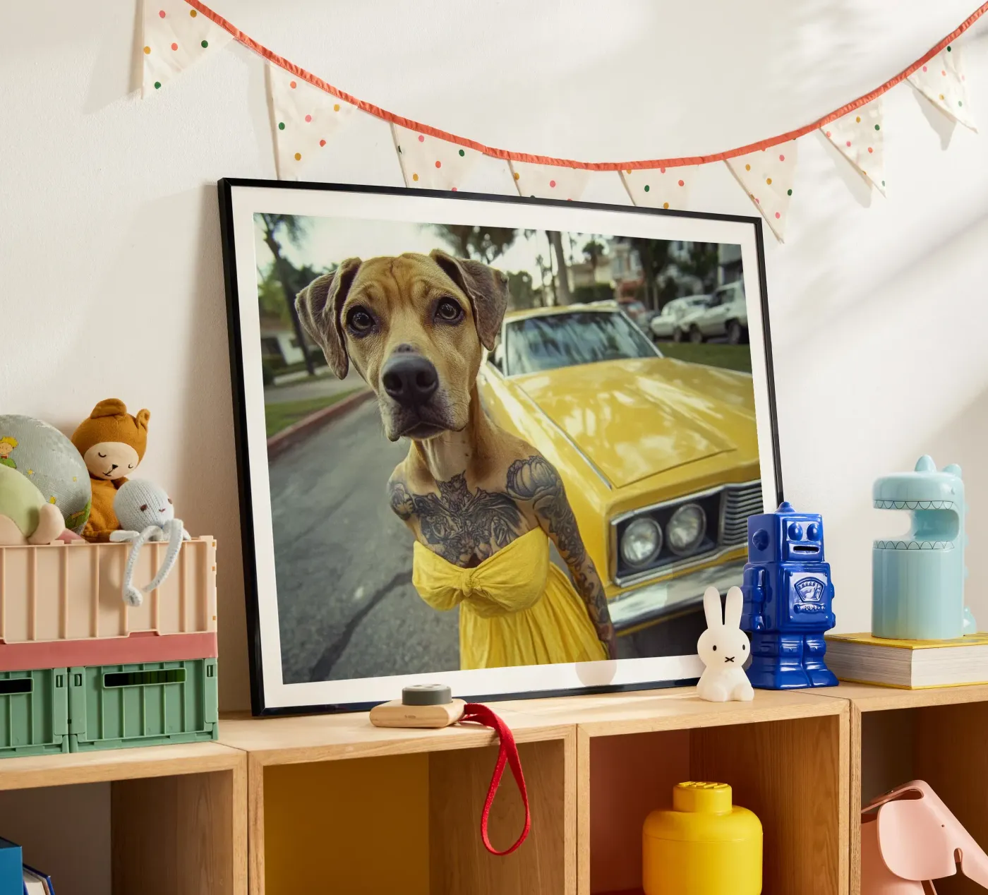 Léa Poster von Affiches Chien Originales – Dogland