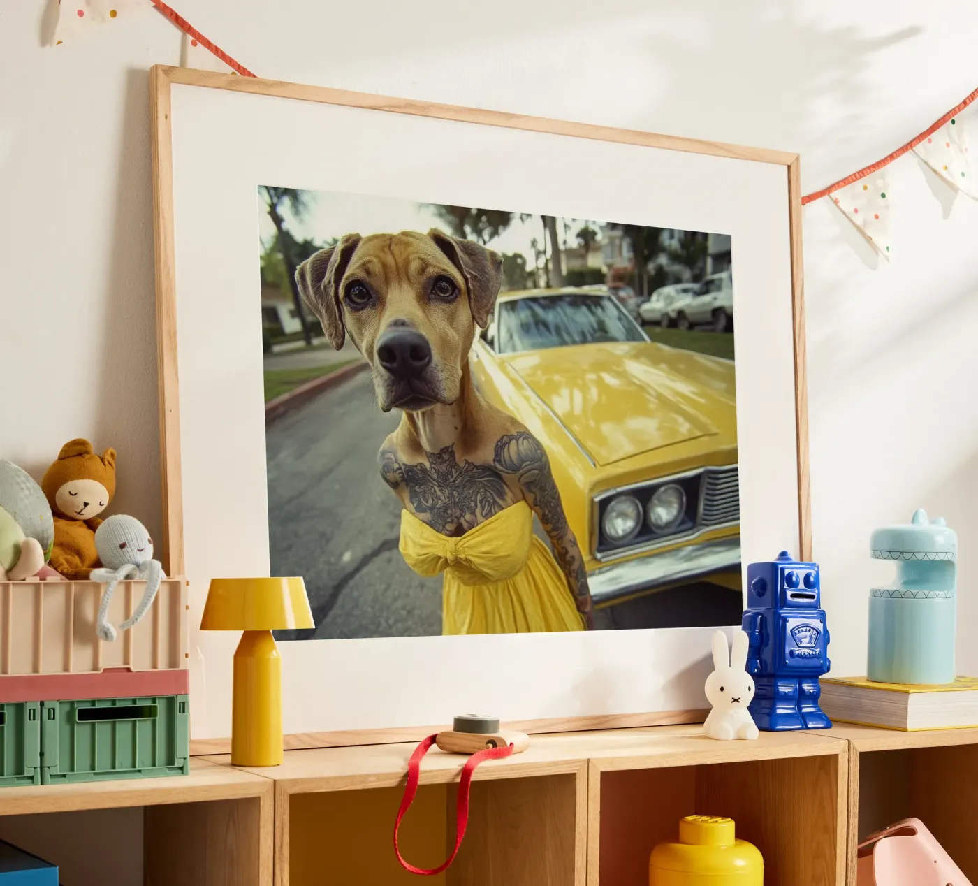 Léa Poster von Affiches Chien Originales – Dogland