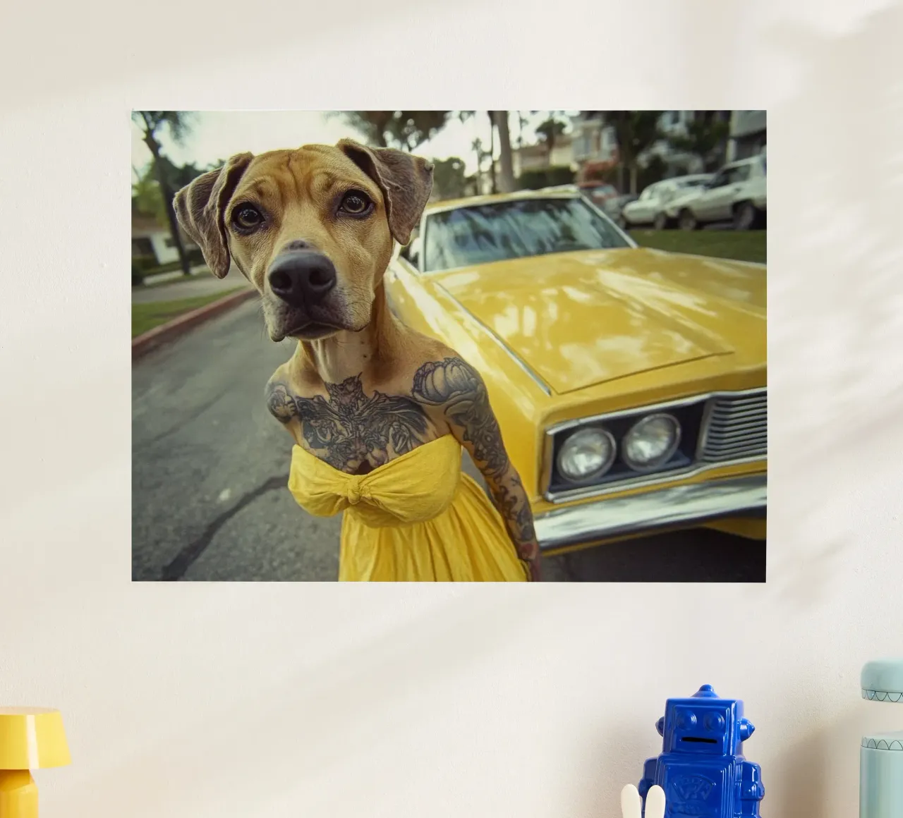 Léa poster da Affiches Chien Originales – Dogland