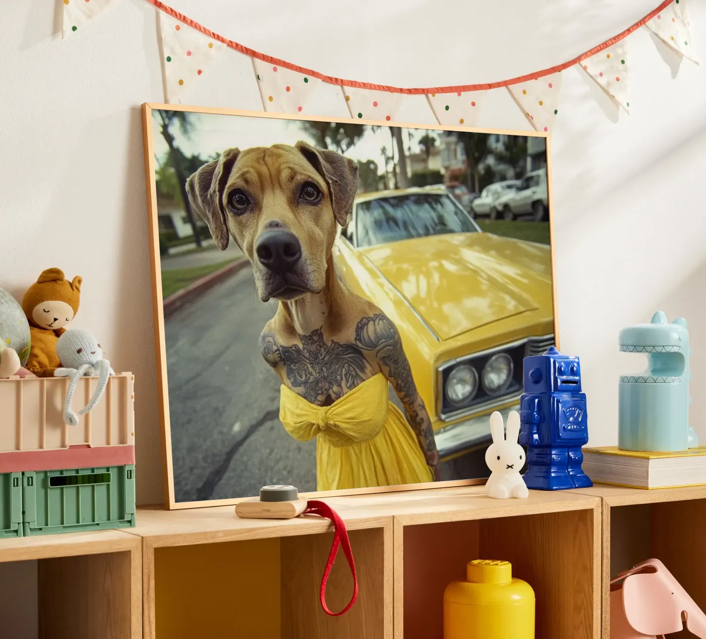 Léa Poster von Affiches Chien Originales – Dogland