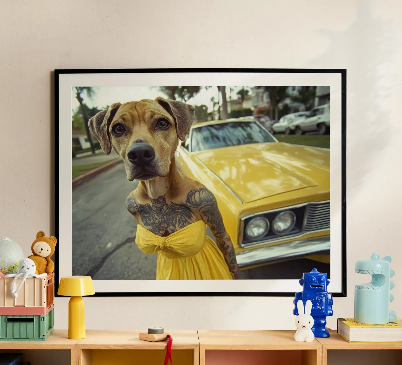 Léa Poster von Affiches Chien Originales – Dogland
