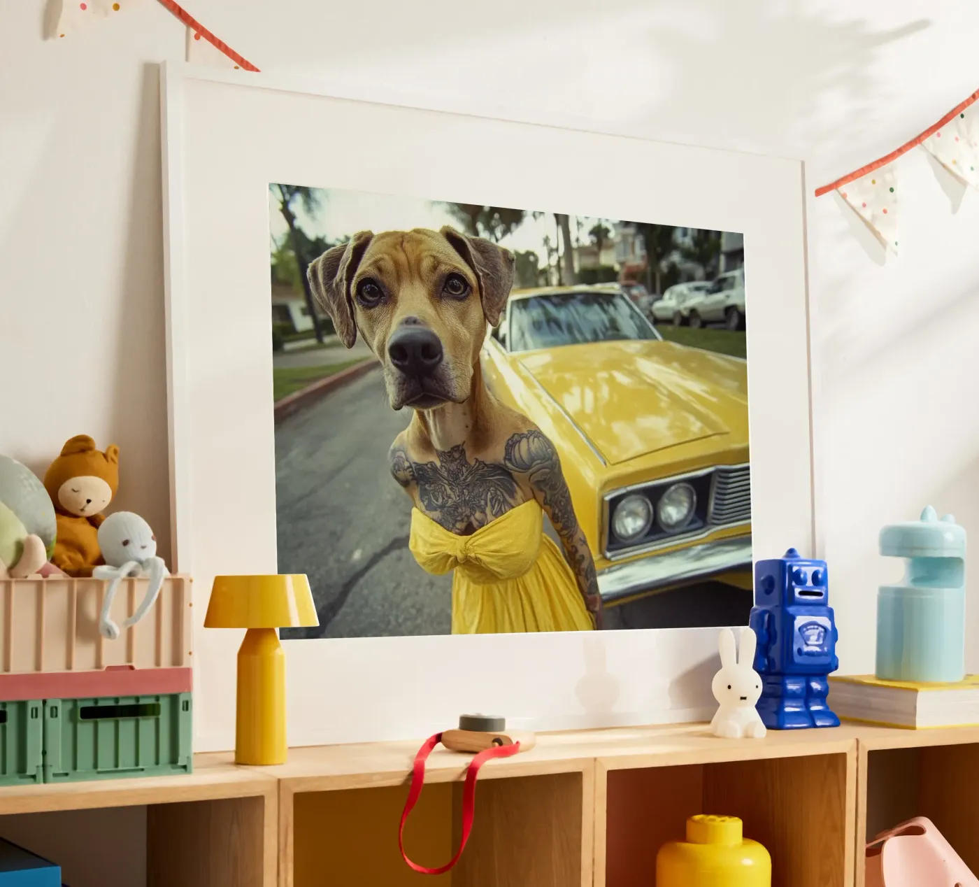 Léa Poster von Affiches Chien Originales – Dogland