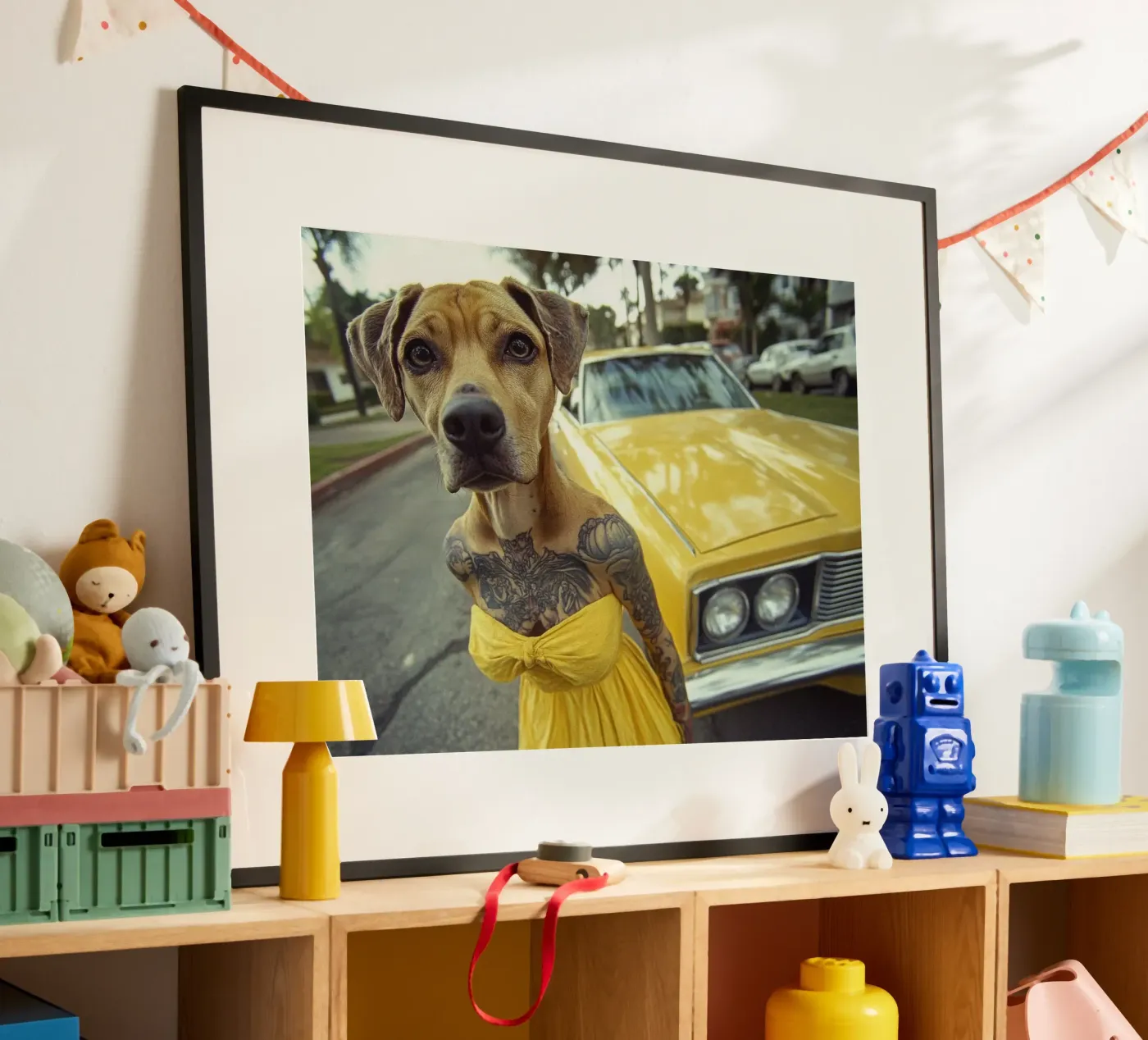 Léa Poster von Affiches Chien Originales – Dogland