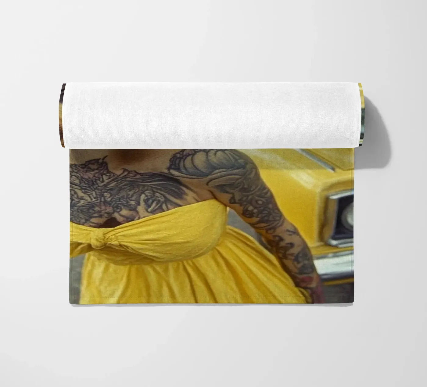 Léa serviette de plage de Affiches Chien Originales – Dogland