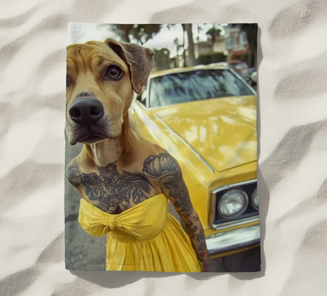 Léa telo mare da Affiches Chien Originales – Dogland