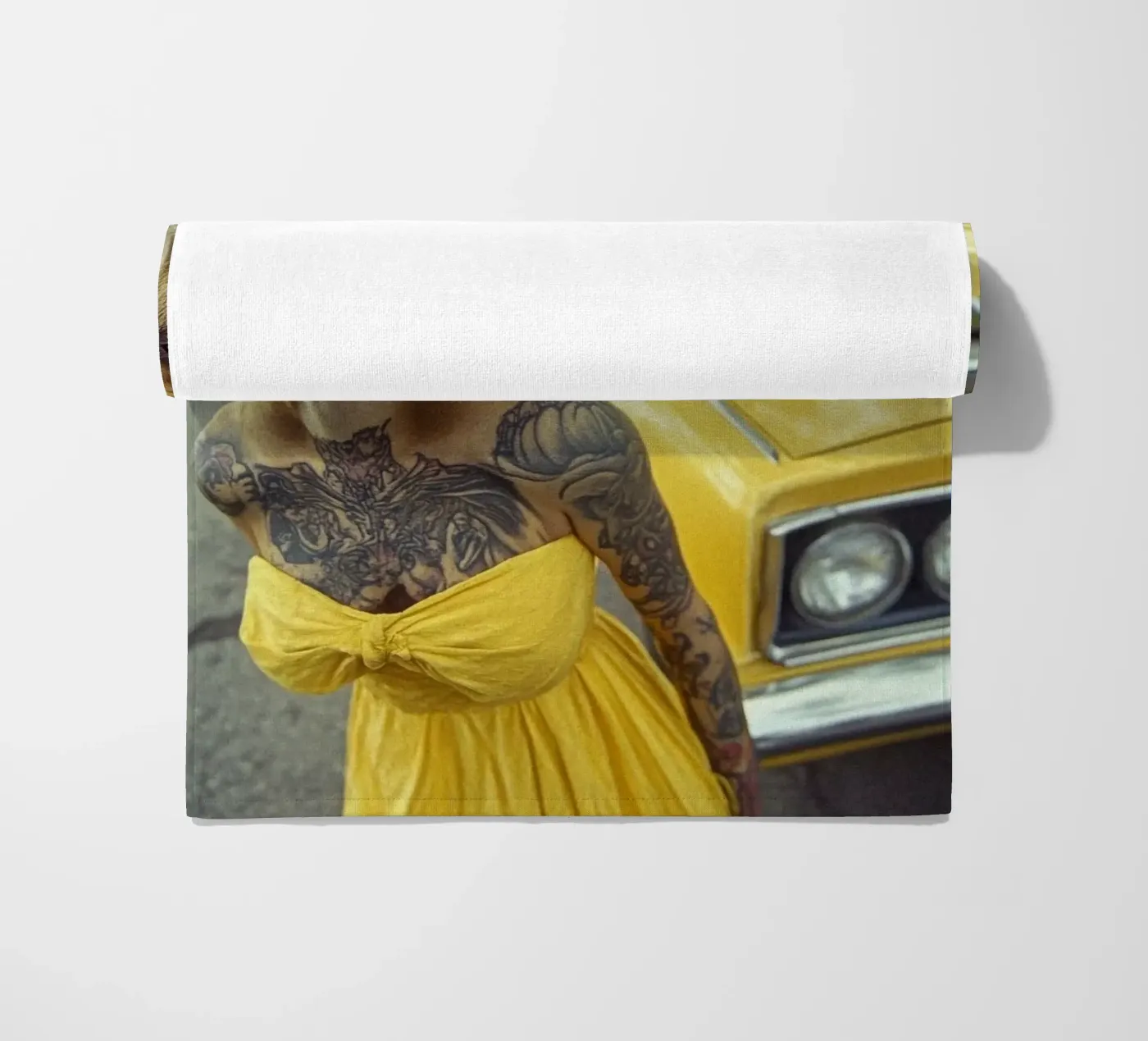 Léa serviette de plage de Affiches Chien Originales – Dogland