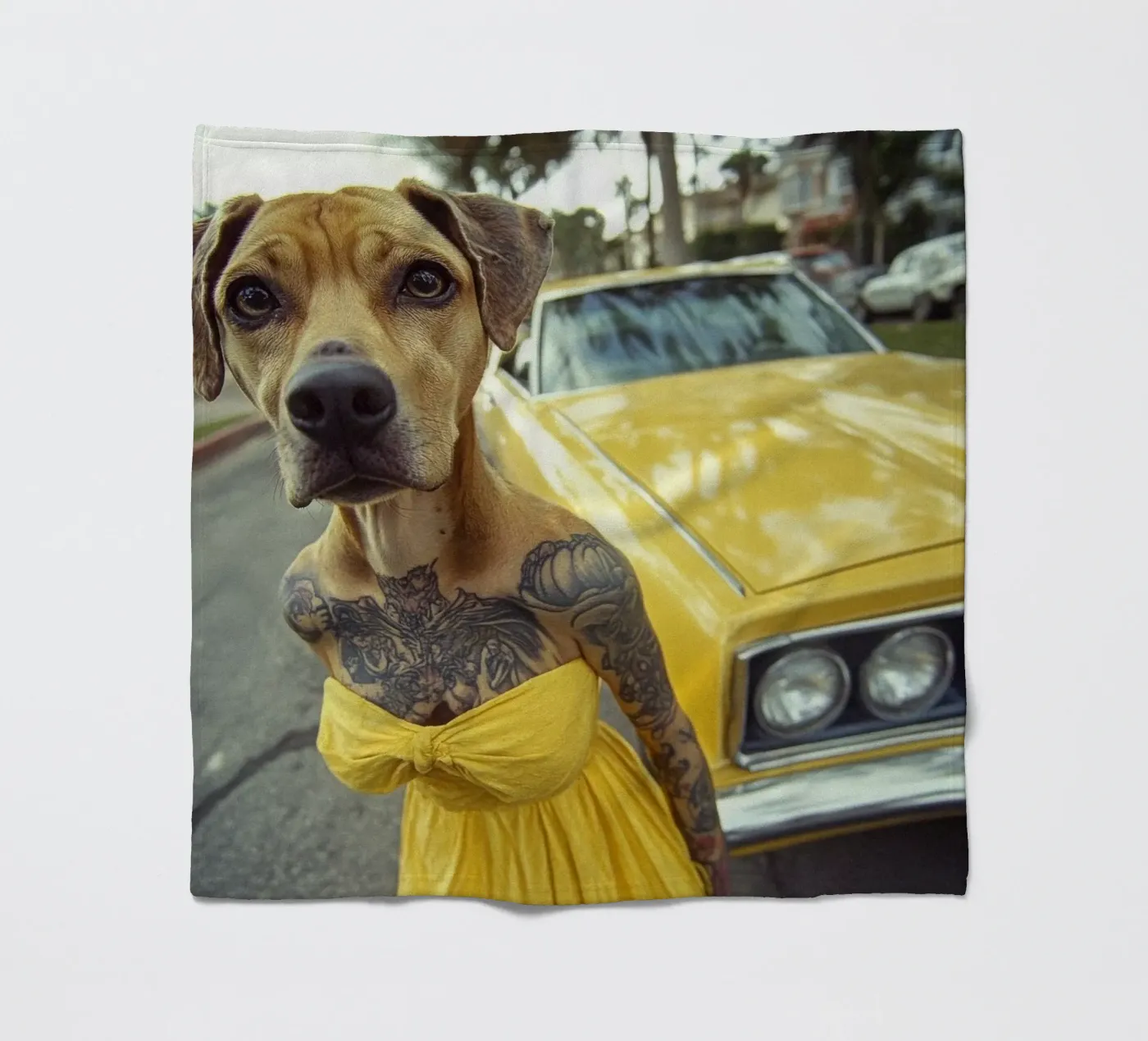 Léa coperta in pile da Affiches Chien Originales – Dogland