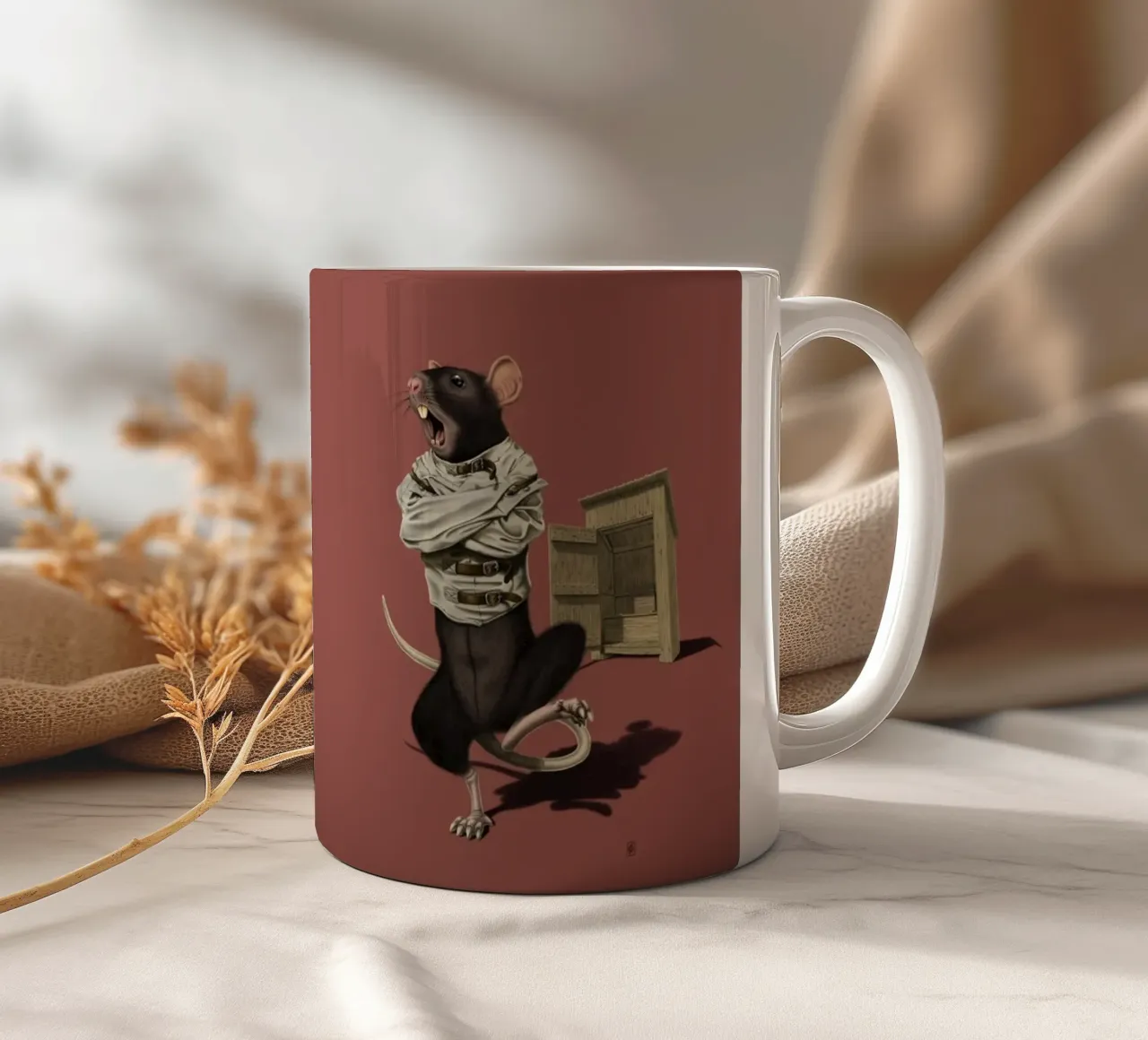 Shithouse (Coloured) tazza in ceramica da Rob Art | Illustration