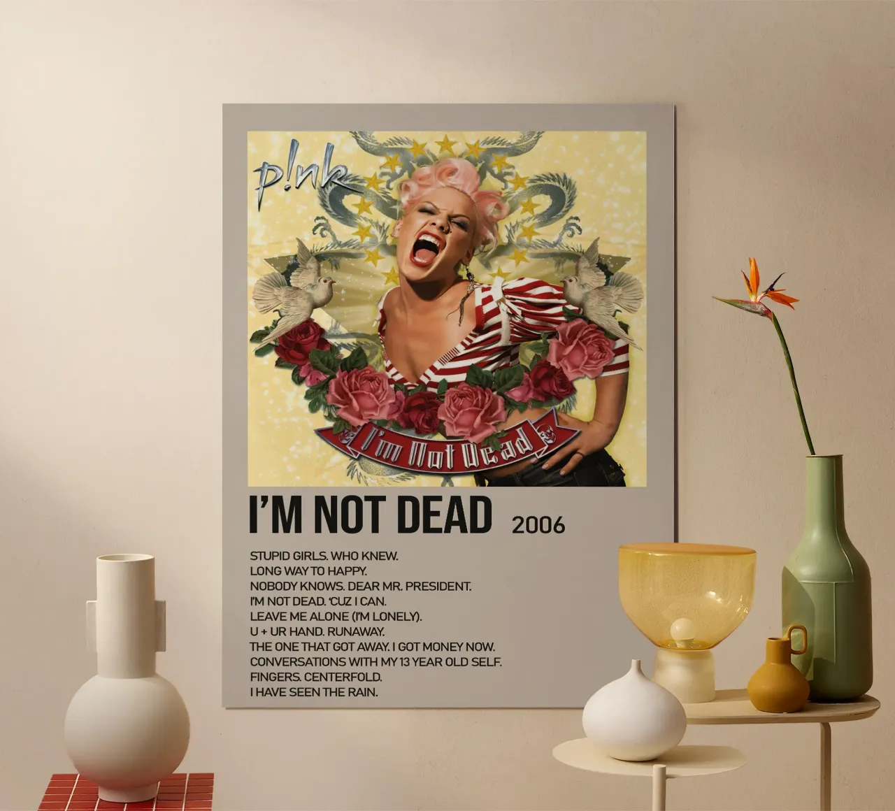 Pink I'm Not Dead carta hahnemühle da Roronoa7