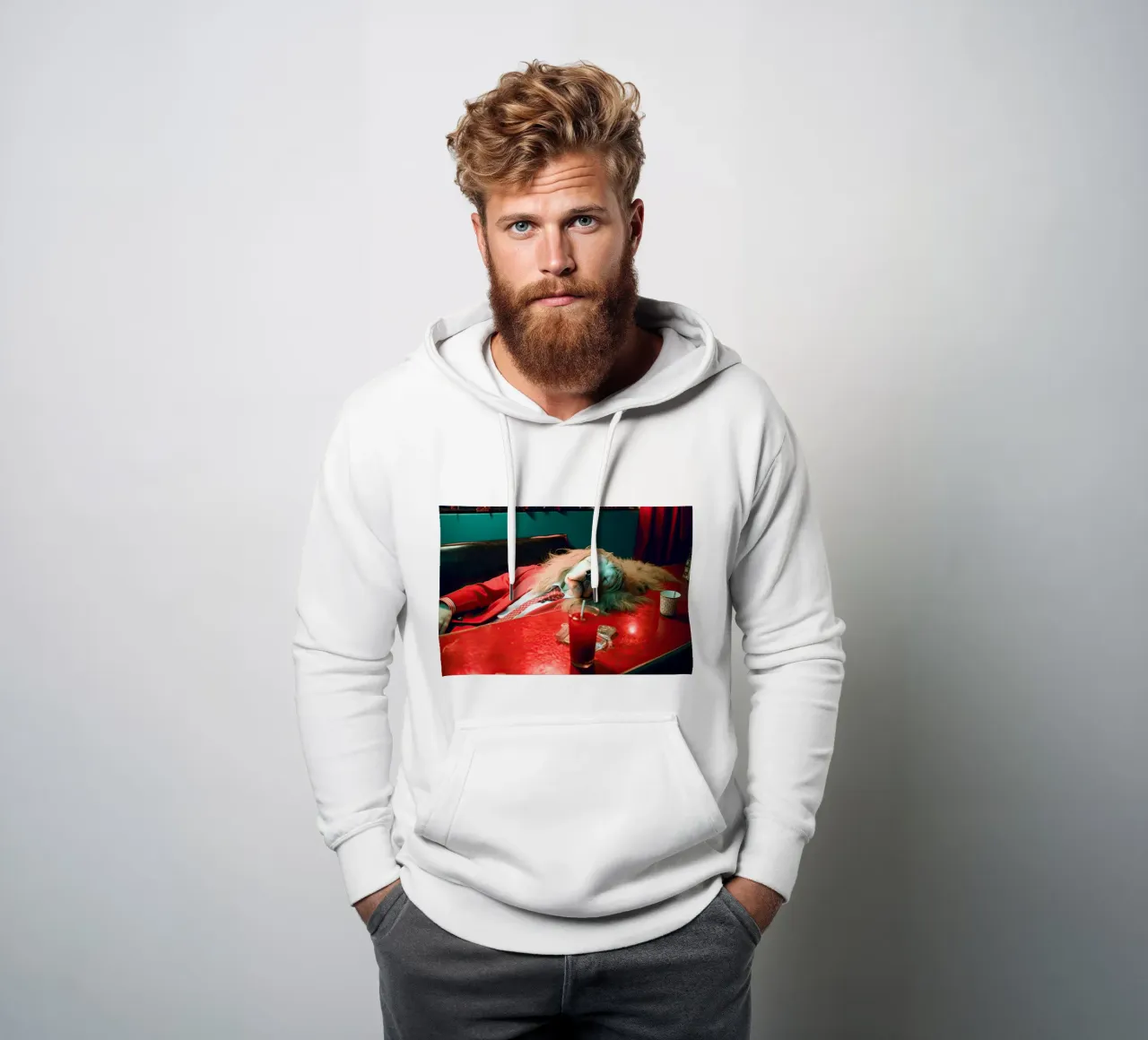 Max felpa con cappuccio da Affiches Chien Originales – Dogland