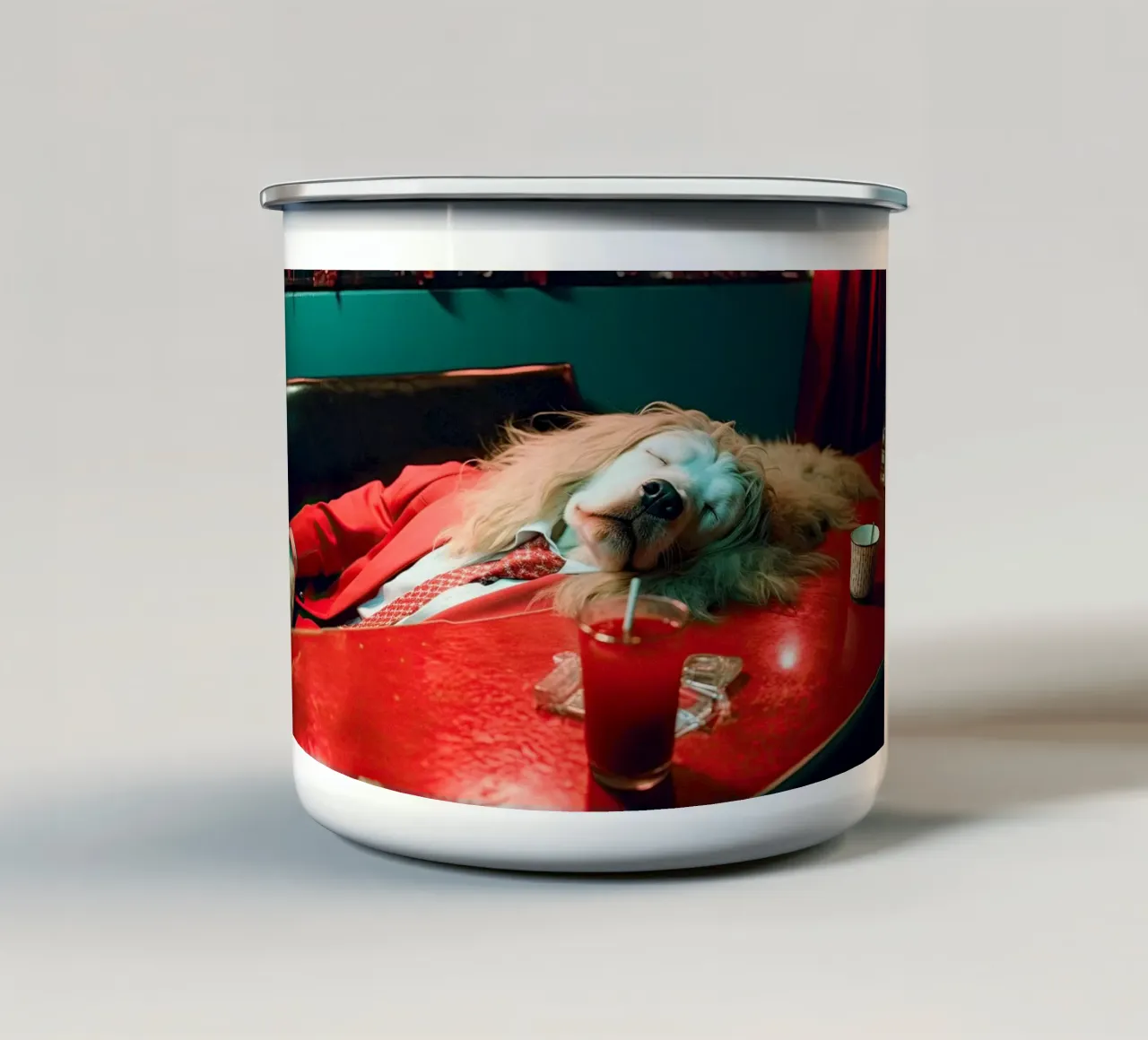 Max tazza in smalto da Affiches Chien Originales – Dogland