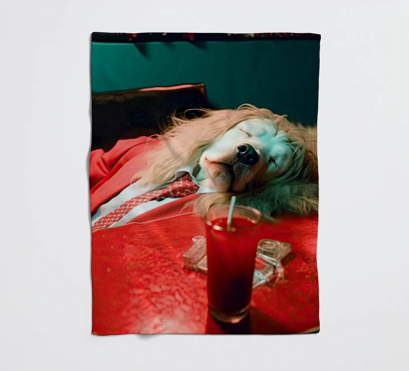 Max Fleecedecke von Affiches Chien Originales – Dogland