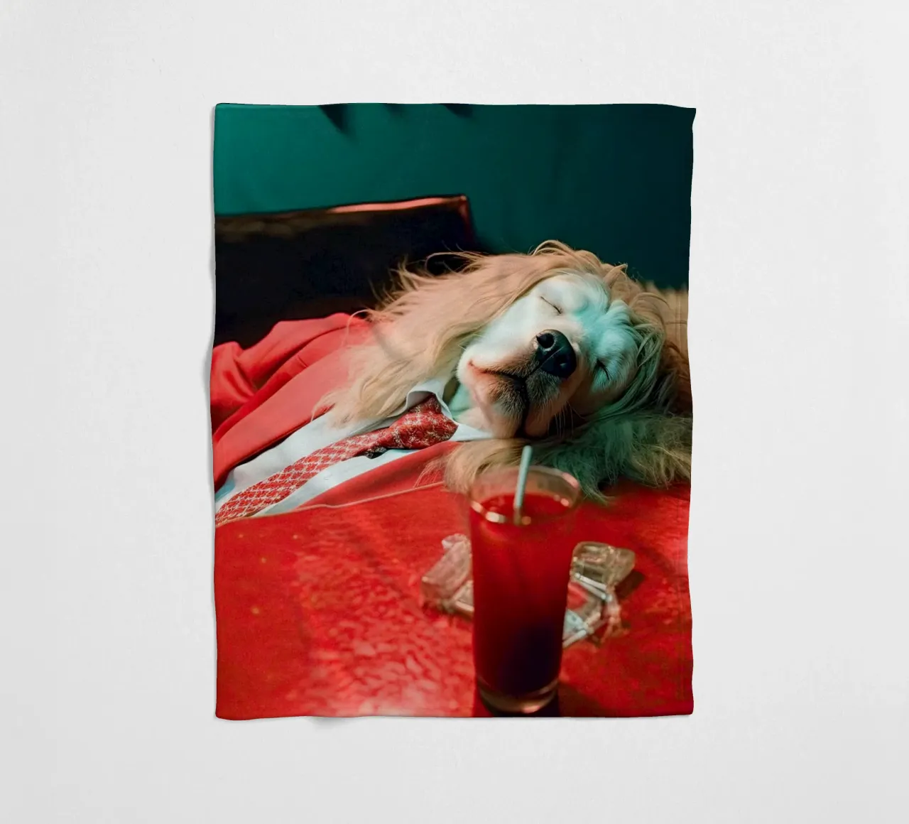 Max fleecedeken van Affiches Chien Originales – Dogland