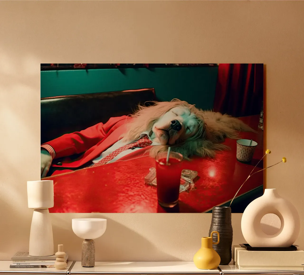 Max acryl van Affiches Chien Originales – Dogland