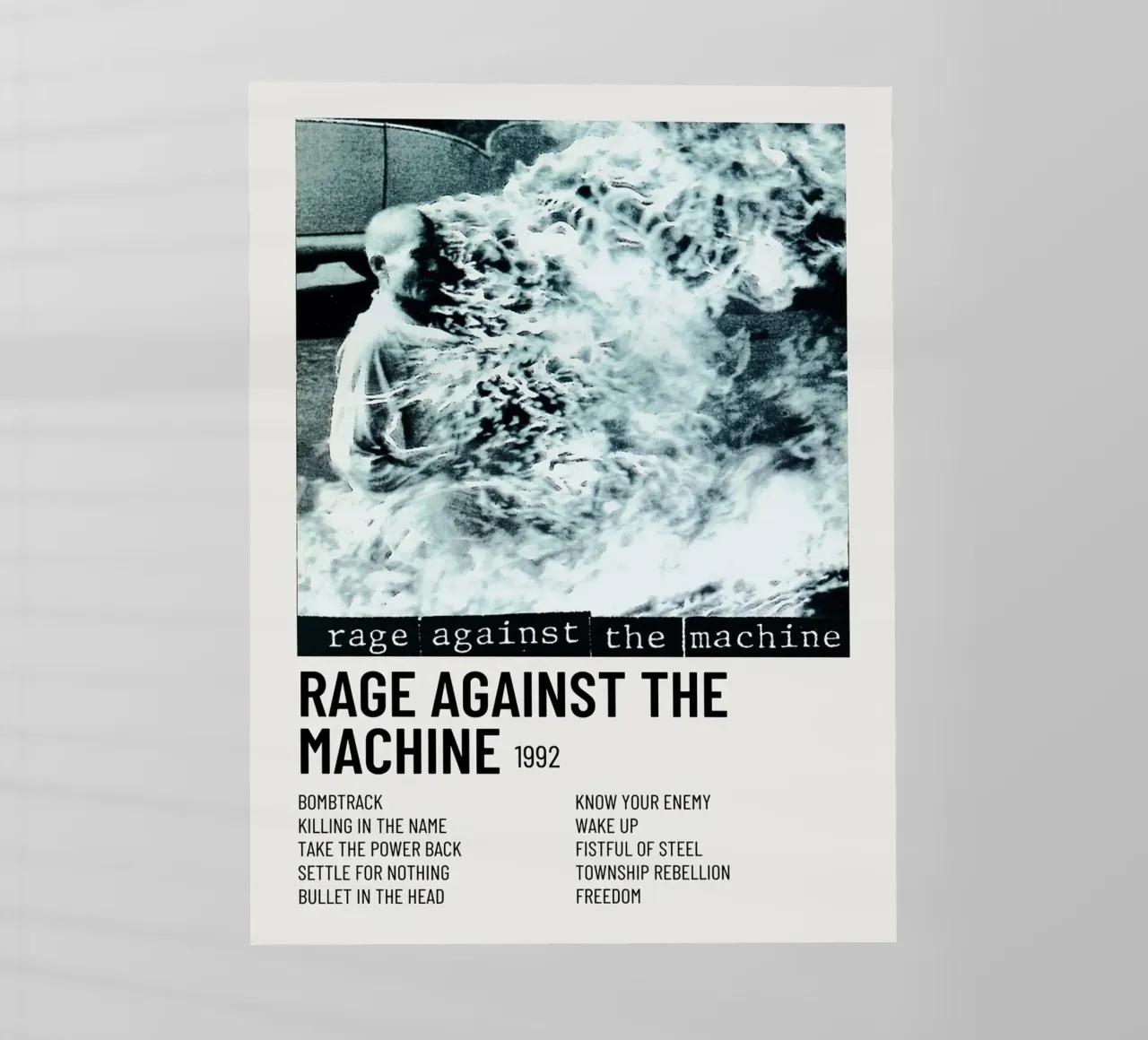 Rage against the Machine pellicola backlit da Roronoa7