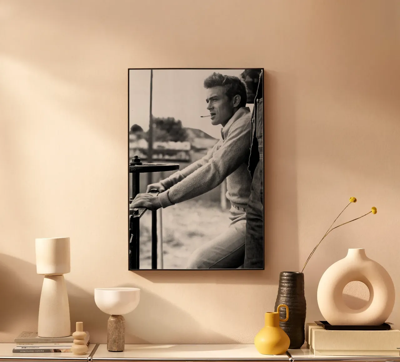 James Dean alluminio dibond da April Lewis
