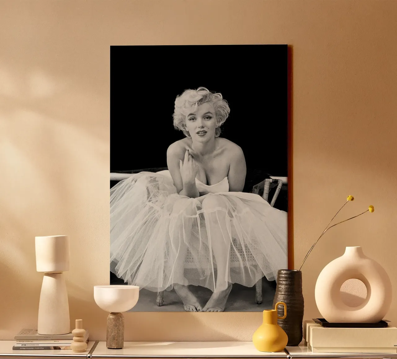 Marilyn Monroe in tutù tela con Cornice a cassetta da April Lewis