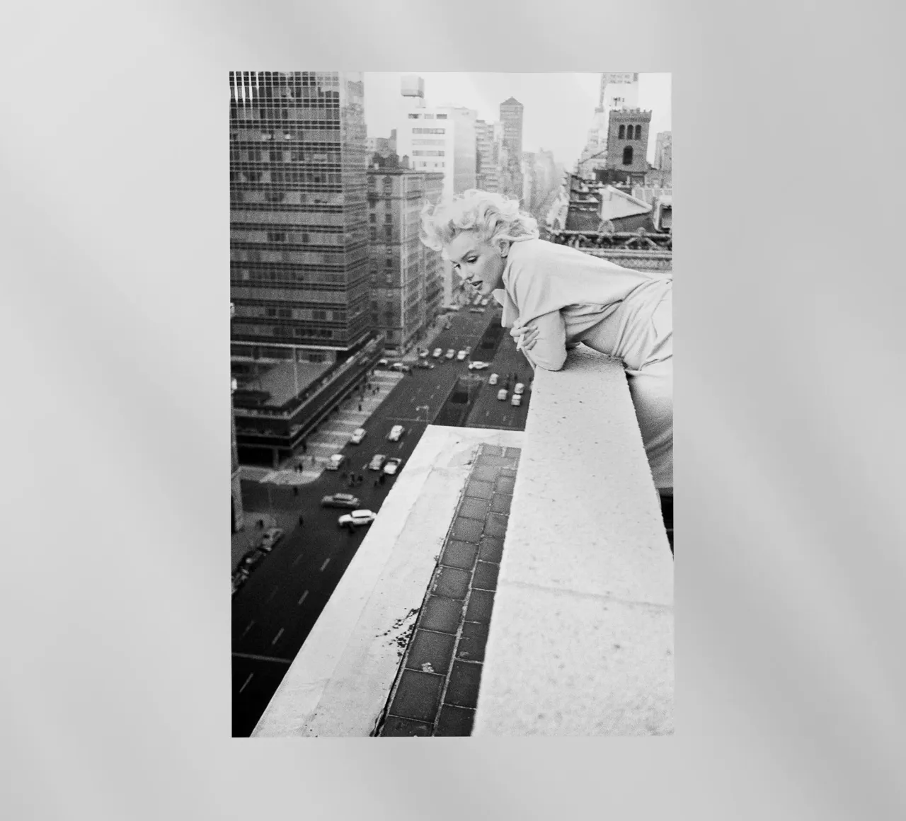 Marilyn Monroe a New York II pellicola backlit da April Lewis