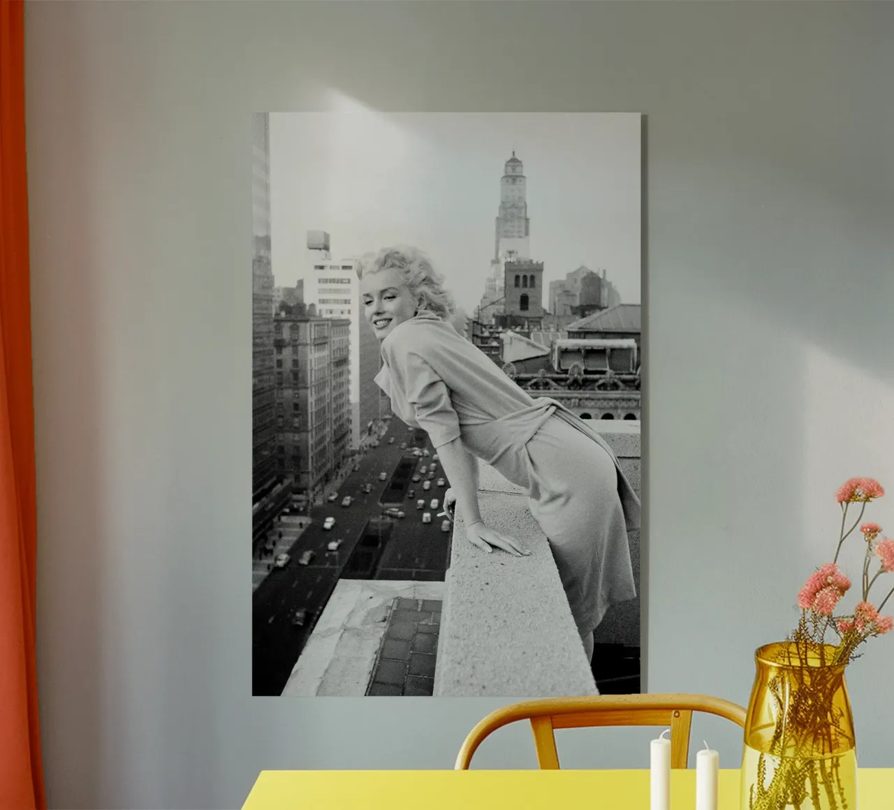 Marilyn Monroe a New York plexiglass da April Lewis