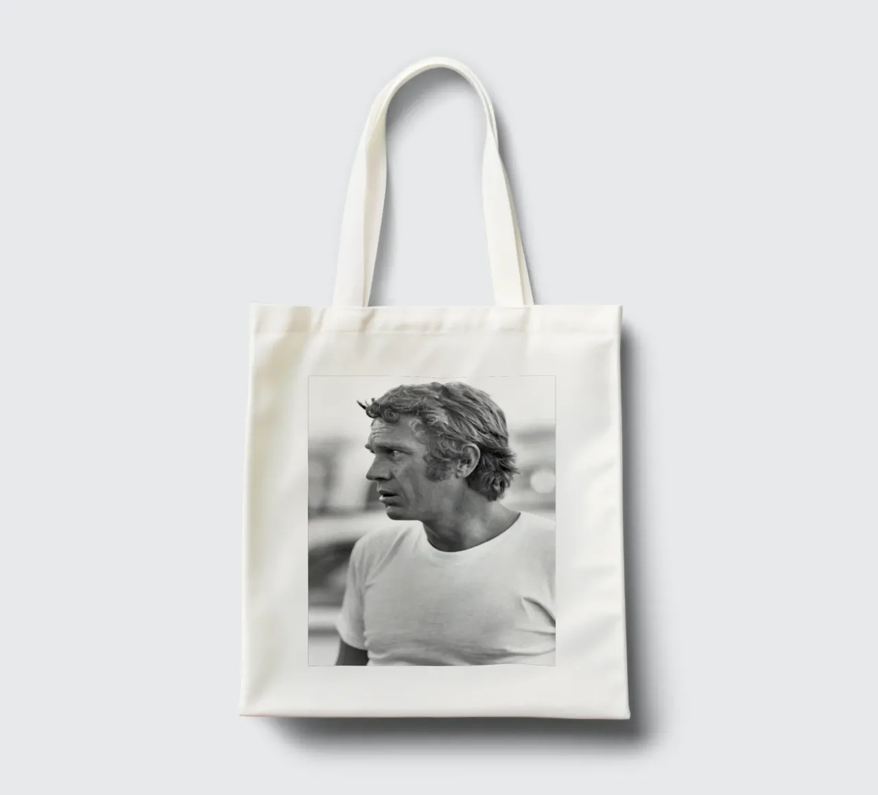 Steve McQueen borsa in juta da April Lewis
