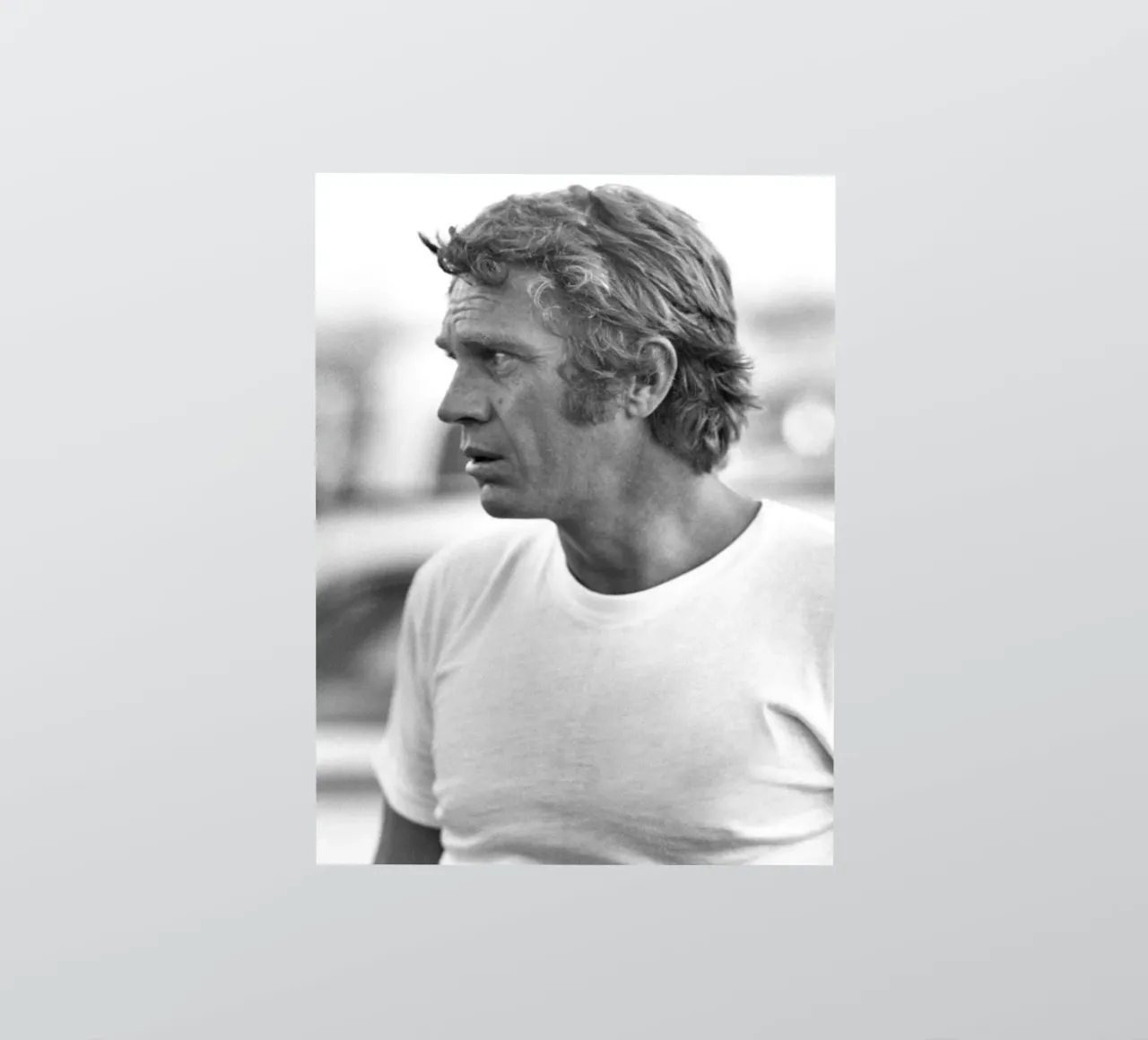 Steve McQueen adesivo da April Lewis