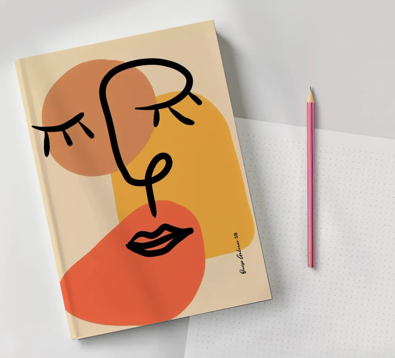 Line Art Marine notebook by Mike Leymi