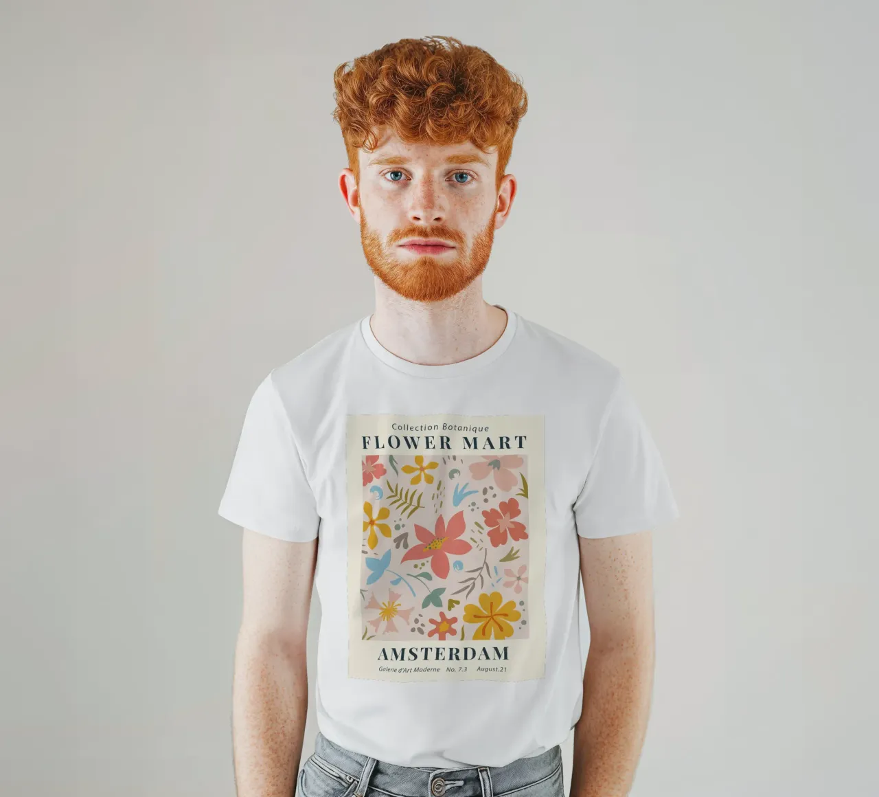Mercato dei fiori di Amsterdam I t-shirt da Mollyshop