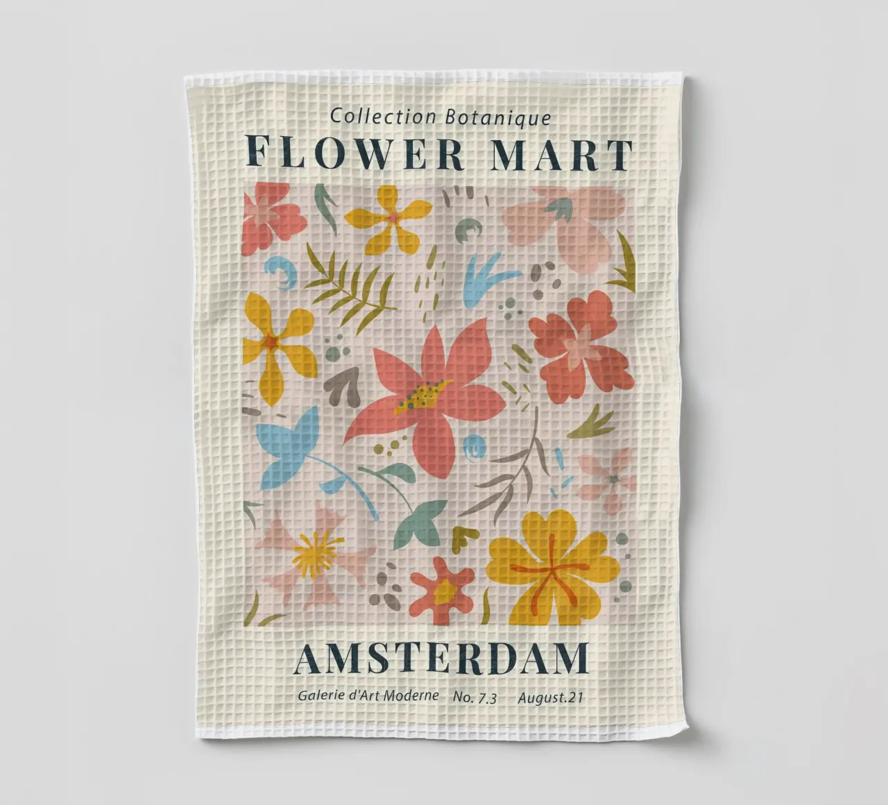 Mercato dei fiori di Amsterdam I canovaccio da cucina da Mollyshop