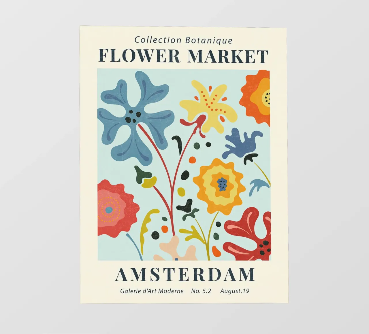 Mercato dei fiori di Amsterdam II telo in pvc da Mollyshop
