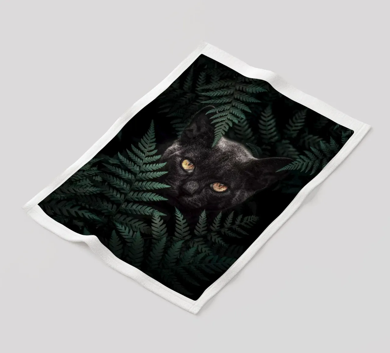 Gatto nero coperta in pile da arizrab