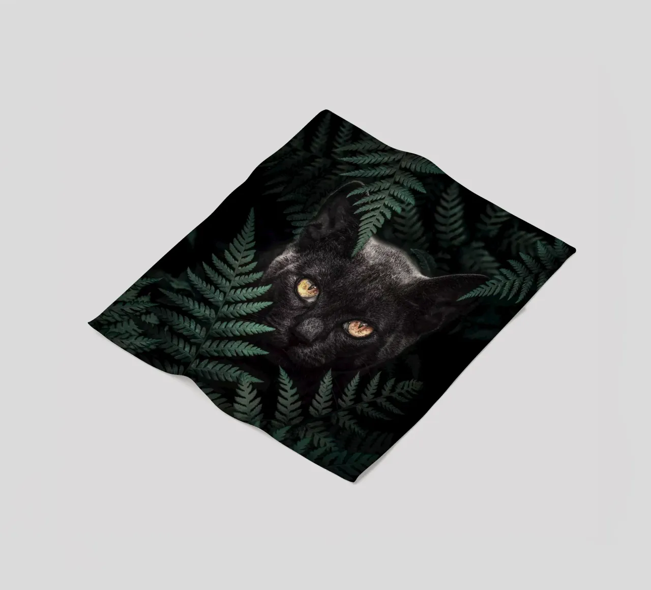 Gatto nero coperta in pile da arizrab