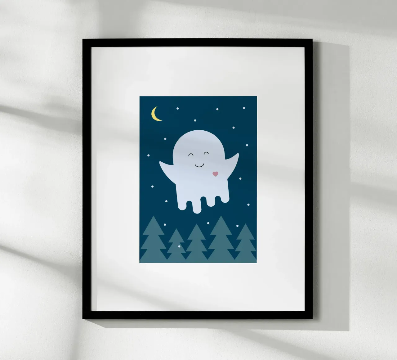 L'amico fantasma di notte poster da Carolin Vonhoff